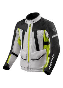 REV’IT! Sand 4 H2O Textiljacke silber/neon-gelb S