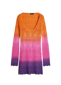 Desigual Strandkleid 'Tie-Dye' Damen Gr&ouml;&szlig;e 38 lila / orange / pink