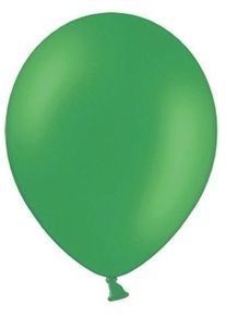 partydeco 100 Celebration Ballons dunkelgr&uuml;n 25cm