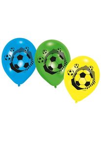 Amscan Campione di calcio di 6 palloncini 22,8 cm