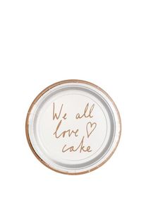 Talking Tables 12 We all love cake Pappteller 13cm