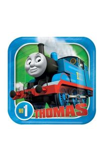 8 piatti Thomas il trenino 18 cm