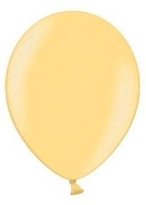 partydeco 100 palloncini arancione chiaro metallici 25cm