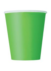 UNIQUE 8 Party Paper Cup Valentina Kiwi Green 266 ml