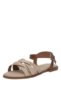 Tom Tailor Sandale Damen, sand / braun, Größe 39