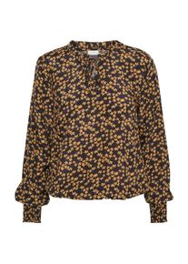 Kaffe Bluse Damen Gr&ouml;&szlig;e M orange / schwarz / wei&szlig;