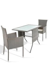 Balkonmöbel Set (3-tlg.Set) in grau | Onesize | bonprix