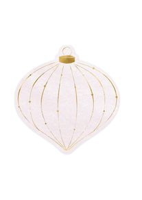partydeco 20 Servietten rosa Weihnachtskugel 12cm