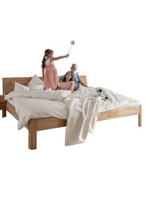 Familienbett "Migla" | 240x200 cm | Kernbuche | Massivholzbetten | allnatura