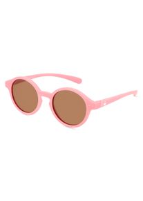 OKIDOKI SAMMY SUN LITTLE (3-5) | Occhiali da sole unisex| Panto | Montatura: Plastica Rosa Opaco | Colore del vetro: Marrone Tinta Forte