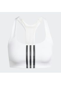 adidas Performance Sport-BH 'Powerimpact' Damen, schwarz / weiß, Größe M