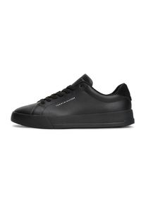 Tommy Hilfiger, Hommes Baskets basses 'Court Ess', noir / blanc