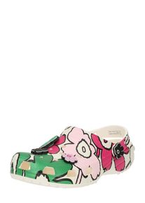 Crocs Clogs 'Classic' Damen, grün / rosa / schwarz / offwhite, Größe M9W11