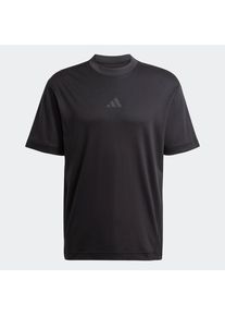 adidas Sportswear Funktionsshirt Herren, schwarz / offwhite, Gr&ouml;&szlig;e S
