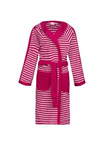 Esprit Kinderbademantel »Little Stripped Hoody«, (1 St.), mit Zipfelmütze lila raspberry Kuscheliger Kinderbademantel im Streifendesign mit...