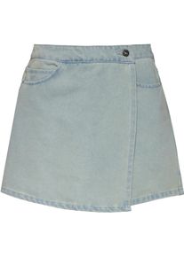Ragwear Gaulie Denim Hosenrock Damen - blau - Gr. 29 - Baumwolle/Polyester