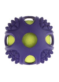 Hundespielzeug Gummi-Tennis-Ball 2in1