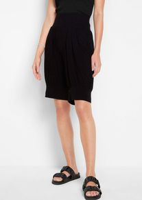 Haremshose aus Viskose-Mix in schwarz, Grösse 56/58 (3XL), bonprix