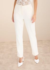 Stretch-Hose in weiss, Grösse 38, bonprix