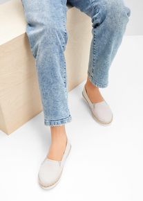Espadrille in grau, Grösse 37, bonprix