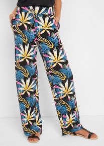 Jersey-Palazzo-Hose aus softem Viskose-Mix in schwarz, Grösse 36/38 (S), bonprix