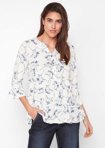Shirt-Tunika 3/4-Arm in weiss, Grösse 32/34 (XS), bonprix