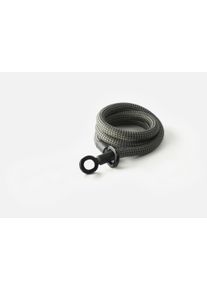 texlock eyelet electric grey L No lock - Textilschloss 160 cm - Fahrradschloss B&uuml;gelschloss-Verl&auml;ngerung