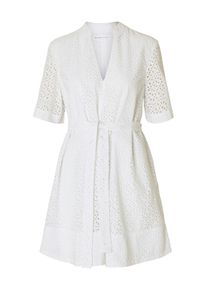 Selected, Femmes Robe 'SLFLaerke', blanc