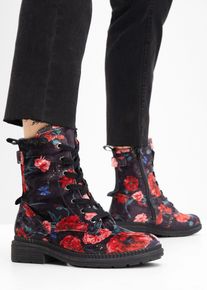 Jana Schnür Boot in bequemer Weite in schwarz, Grösse 36, bonprix