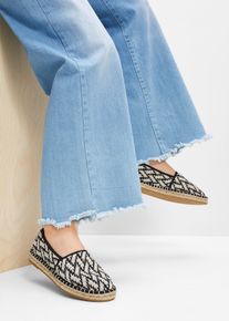 Espadrille in schwarz, Grösse 41, bonprix