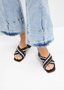 Pantolette in schwarz, Grösse 40, bonprix