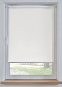 Springrollo einfarbig mit Struktur in weiss | 150x45 cm | bonprix