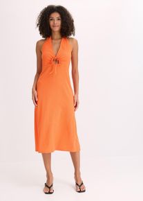 Jerseykleid mit Cutouts in orange, Grösse 44/46 (L), bonprix