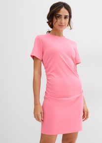 Shirtkleid mit Raffung in rosa, Grösse 44/46 (L), bonprix