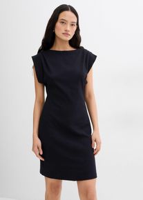 Jerseykleid aus reiner Bio-Baumwolle in schwarz, Grösse 44/46 (L), 100% Baumwolle, bonprix