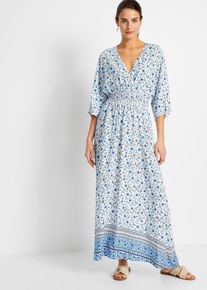 Maxikleid in blau, Grösse 50, bonprix