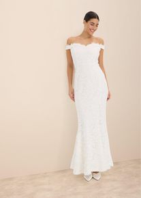 Brautkleid aus Spitze in weiss, Grösse 38, bonprix