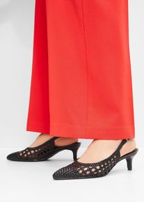 Sling Pumps in schwarz, Grösse 42, bonprix