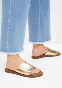 Tamaris Pantolette in gold, Grösse 39, bonprix
