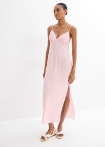 Slip Maxikleid in rosa, Grösse 42, bonprix