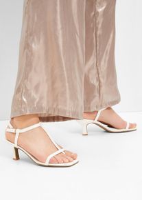Sandalette in weiss, Grösse 42, bonprix