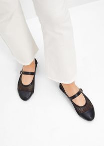 Ballerina in schwarz, Grösse 38, bonprix