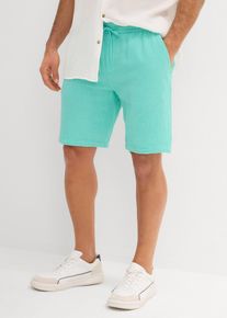 Musselin-Shorts aus reiner Baumwolle Regular Fit in grün, Grösse 60, 100% Baumwolle, bonprix