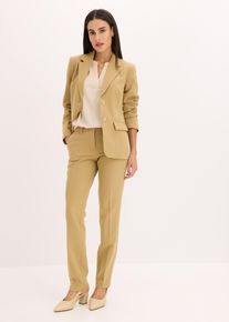 Tailleur pantalon (ens. 2 pces) en marron, Taille 36, Couleur/Motif: olive clair, bonprix