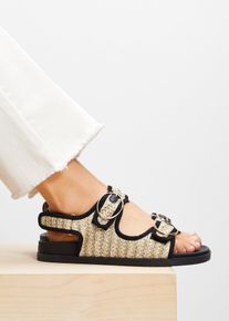 Sandale in schwarz, Grösse 39, bonprix