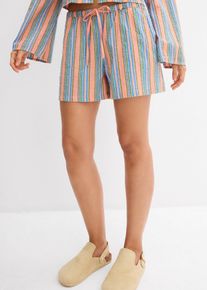 Shorts aus reiner Baumwolle in weiss, Grösse 36, 100% Baumwolle, bonprix