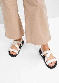 Sandale in weiss, Grösse 40, bonprix