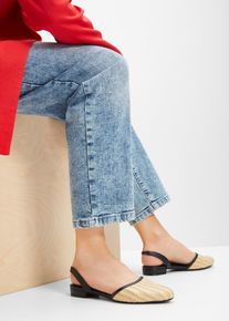 Sling Pumps in beige, Grösse 40, bonprix