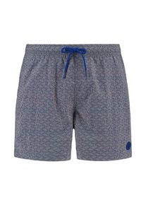 Shiwi, Hommes Boardshorts 'Nate', marine / orange
