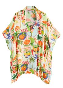 next Kimono Damen Gr&ouml;&szlig;e M/L ecru / enzian / tanne / mandarine